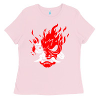 Bubblegum Pink cyberpunk 2077 Ladies Tee - artisFamous
