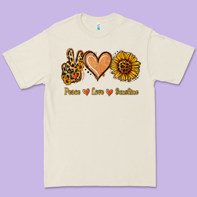 Peace Love Sunshine Premium Tee Designed By Jasminsmagicworld