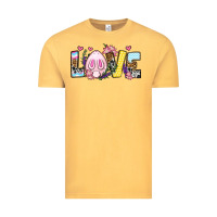 Vintage Mustard Easter Day Love Easter Vintage Tee - OliviaCreatesArt