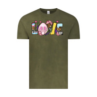 Vintage Olive Easter Day Love Easter Vintage Tee - OliviaCreatesArt