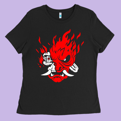 Cyberpunk 2077 Ladies Tee Designed By Artisfamous