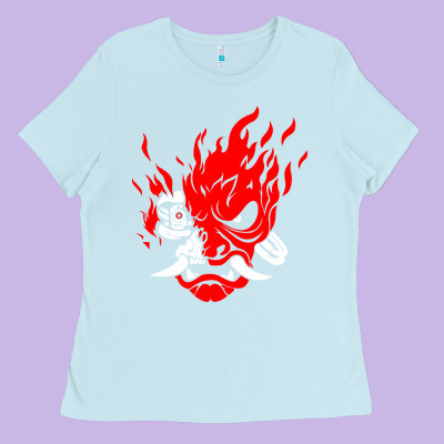 Cyberpunk 2077 Ladies Tee Designed By Artisfamous