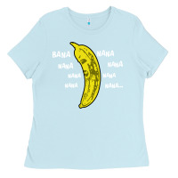 Baby Blue banana Ladies Tee - artisFamous
