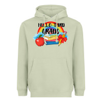 Matcha back to school hello third grade 3200x2400 Heavyweight Hoodie - AdoDesignShop