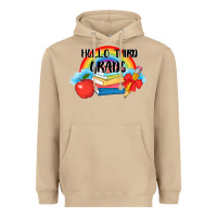 Mushroom back to school hello third grade 3200x2400 Heavyweight Hoodie - AdoDesignShop