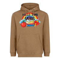 Toasted Coconut back to school hello third grade 3200x2400 Heavyweight Hoodie - AdoDesignShop