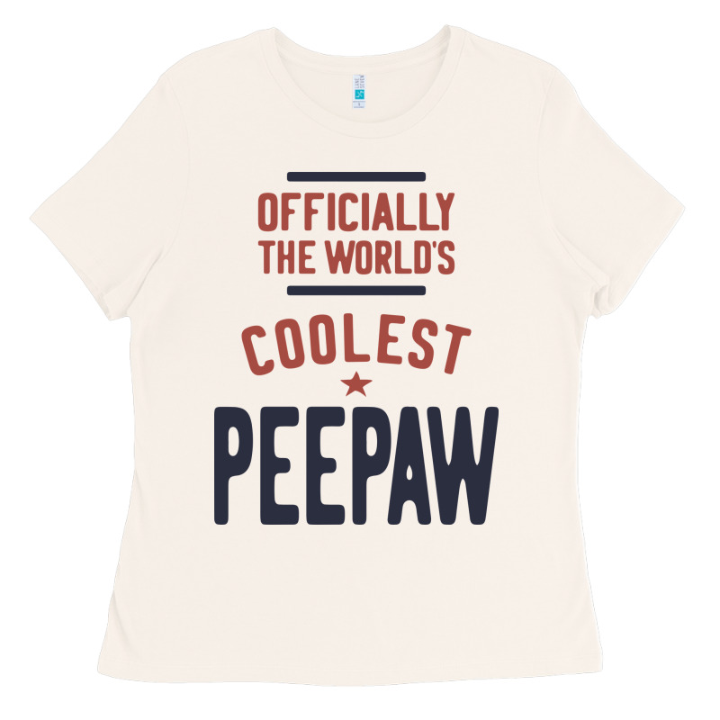 Officially The World's Coolest Peepaw | Mens Gift Ladies Tee by artisFamous | Teevron