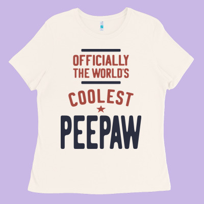 Officially The World's Coolest Peepaw | Mens Gift Ladies Tee Designed By Artisfamous