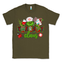 Army Green therapy claus Classic Tee - CowGirlArtShop