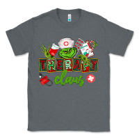 Charcoal Heather therapy claus Classic Tee - CowGirlArtShop