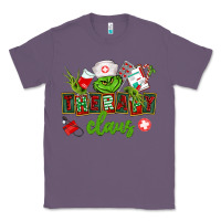 Lavender therapy claus Classic Tee - CowGirlArtShop