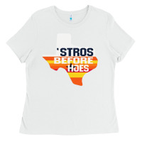 White stros before hoes Ladies Tee - artisFamous