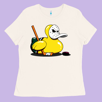 Mighty Rubber Ducky Ladies Tee Designed By Artisfamous