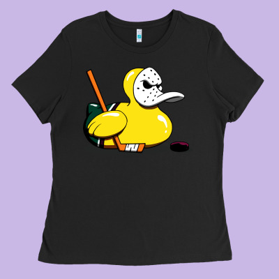 Mighty Rubber Ducky Ladies Tee Designed By Artisfamous