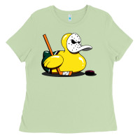 Matcha mighty rubber ducky Ladies Tee - artisFamous