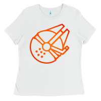 White millennium falcon Ladies Tee - artisFamous