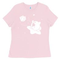Bubblegum Pink kirby gamer geek snes Ladies Tee - artisFamous