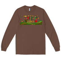 Chestnut christmas vibes libbey glass Long Sleeve Tee - BundleAndBundleShop