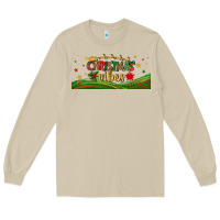 Mushroom christmas vibes libbey glass Long Sleeve Tee - BundleAndBundleShop