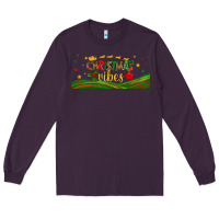 Plum christmas vibes libbey glass Long Sleeve Tee - BundleAndBundleShop