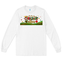 White christmas vibes libbey glass Long Sleeve Tee - BundleAndBundleShop