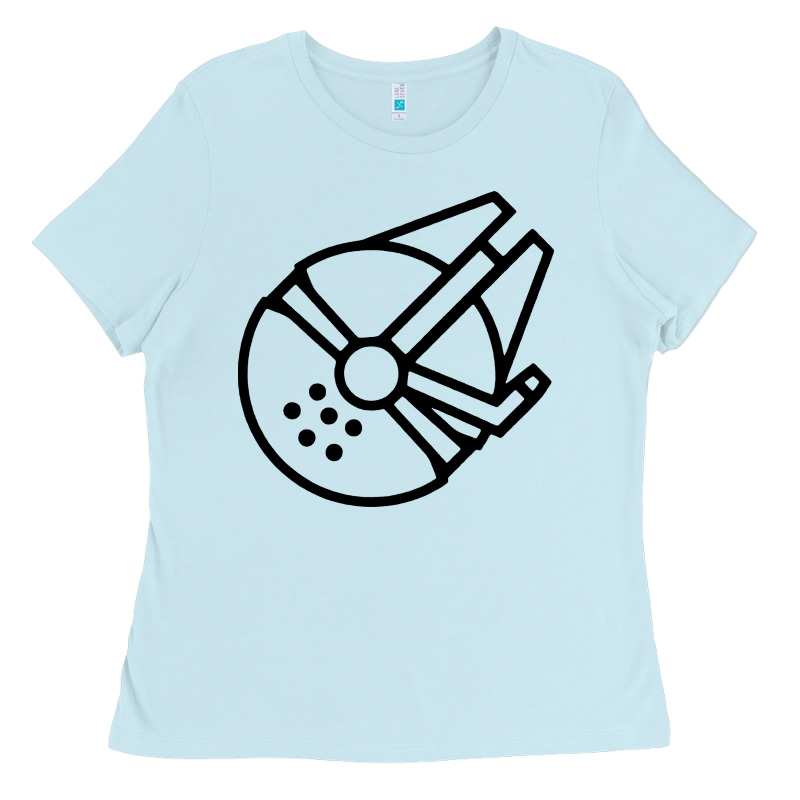 Millennium Falcon Ladies Tee by artisFamous | Teevron