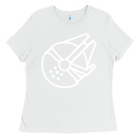 White millennium falcon Ladies Tee - artisFamous