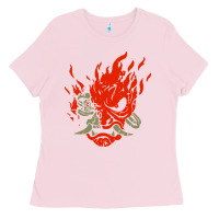 Bubblegum Pink punk samurai Ladies Tee - artisFamous