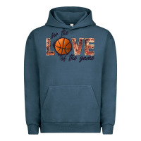 Pigment Midnight Navy basketball love of the game Urban Hoodie - JahusDesignShop