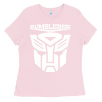 Bubblegum Pink bumblebee strong Ladies Tee - artisFamous