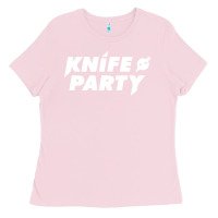 Bubblegum Pink knife party Ladies Tee - artisFamous