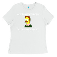 White ned flanders Ladies Tee - artisFamous