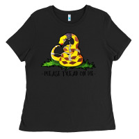 Black please tread on me Ladies Tee - artisFamous