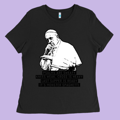 Pope Mc Ladies Tee Designed By Artisfamous