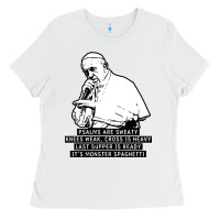 White pope mc Ladies Tee - artisFamous