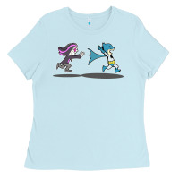 Baby Blue ozzy loves bats Ladies Tee - artisFamous