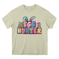 Mossy Egg hunter plate letters Easter Day Heavy Core Tee - HowdyJamesFarm