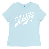 Baby Blue schlitz Ladies Tee - artisFamous