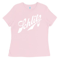 Bubblegum Pink schlitz Ladies Tee - artisFamous