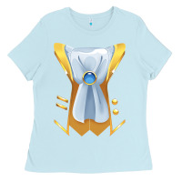 Baby Blue beauty and the beast coat costume halloween t shirt Ladies Tee - artisFamous