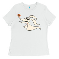 White halloween nightmare before christmas zero tank top Ladies Tee - artisFamous