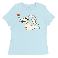 Baby Blue halloween nightmare before christmas zero tank top Ladies Tee - artisFamous