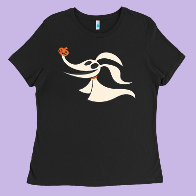 Halloween Nightmare Before Christmas Zero Tank Top Ladies Tee Designed By Artisfamous