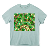 Arona shamrock leopard Heavy Core Tee - RanaPortraitStore