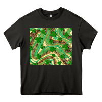 Asphalt shamrock leopard Heavy Core Tee - RanaPortraitStore