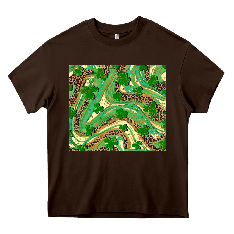 Shamrock Leopard Heavy Core Tee by RanaPortraitStore | Teevron