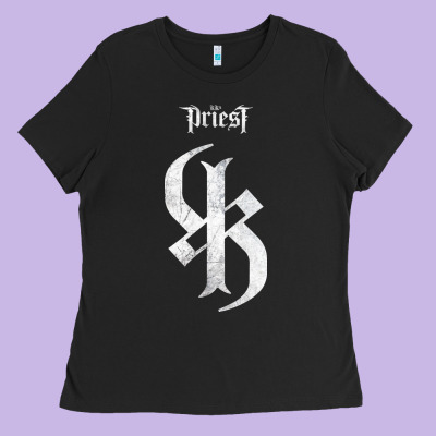 Popart Kk Downing Kk Priest Ladies Tee Designed By Artisfamous