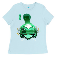 Baby Blue Zoro Ladies Tee - artisFamous
