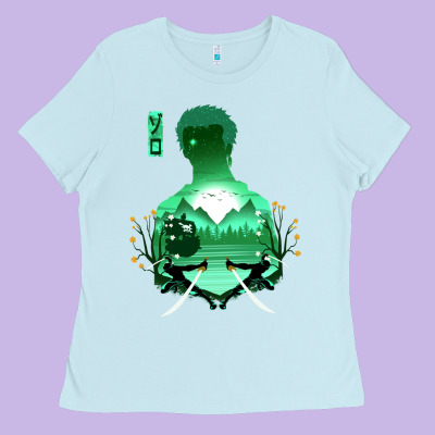 Zoro Ladies Tee Designed By Artisfamous