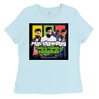 Baby Blue friendly comedian paul chowdhry stand up Ladies Tee - artisFamous